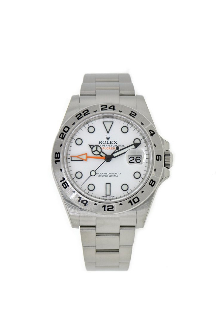 Rolex Explorer II White Dial Stainless Steel Men's Watch 216570
