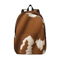 Cow Cloth Backpack Lightweight Casual Backpack Multipurpose Canvas Backpack With Laptop Compartmen