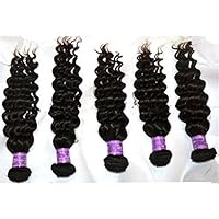 8A Hair Extension Indian Virgin Remy Human Hair Bundles Deals Deep Wave Curly Weave 3pcs/lot 300gram Natural Colour 16