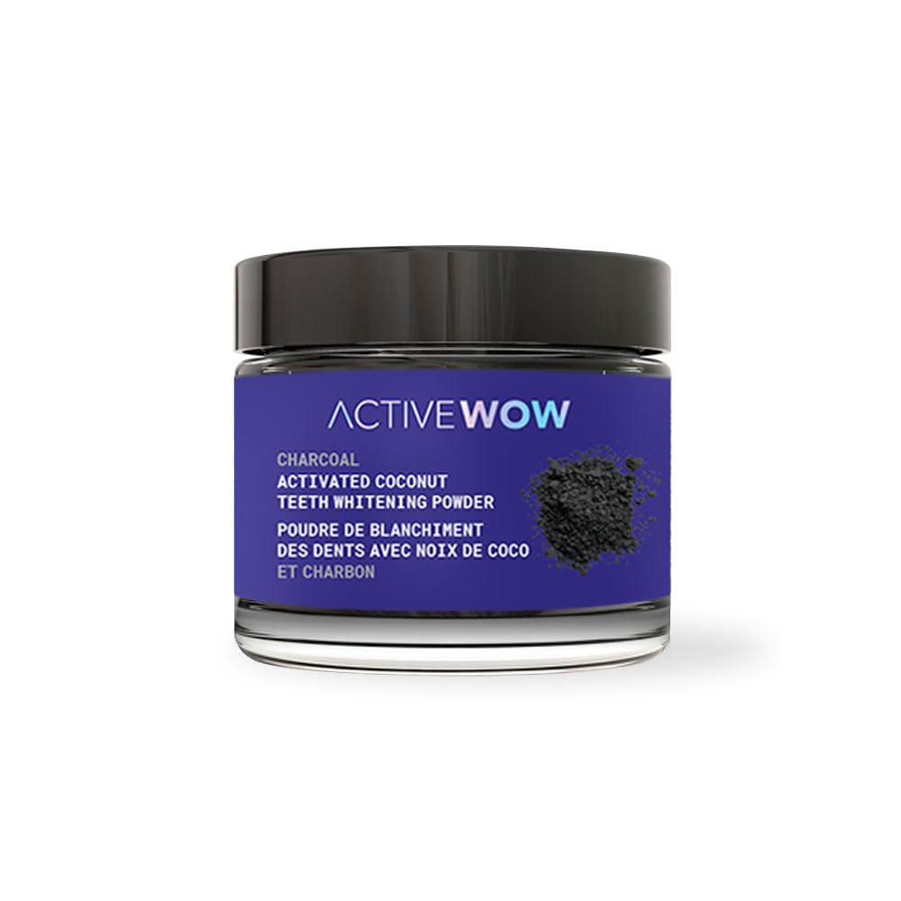 Active Wow Teeth Whitening Charcoal Powder Natural
