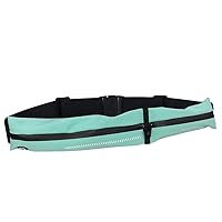Waterproof Women & Men Unisex Waist Bag Zipper Pocket with Adjustable Strap Outdoors Sport Workout Traveling Running Hiking Cycling Gym (Sky Blue)