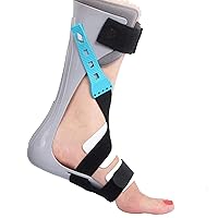 Ankle Foot Orthosis Support, AFO Brace Drop Foot Support Splint, for Plantar Fasciitis & Achilles Tendonitis, for Improved Walking Gait, Pain Relief,Left,XL