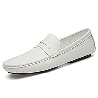 Mens Leather Fashion Dress Driving Loafers Business Shoes