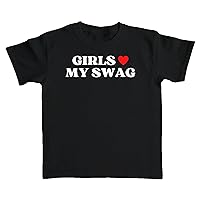 Girls Love My Swag T-Shirt Baby Tee Crop Top