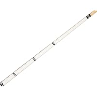 RG96 Graphic Metallic Black with White and Black/Silver Bands Cue, 19-Ounce