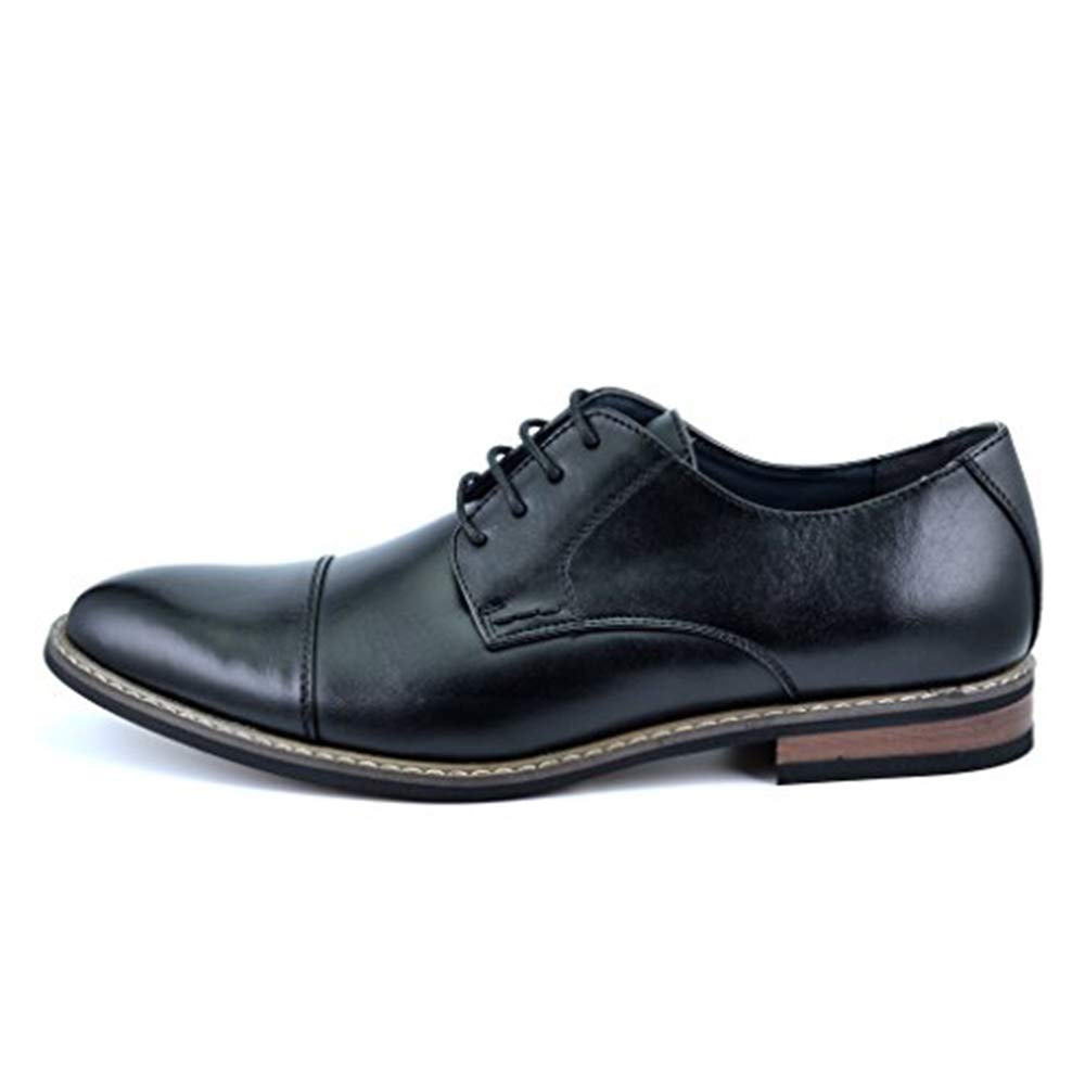 DREAM PAIRS Men's Prince Classic Modern Formal Oxford Wingtip Lace Up Dress Shoes