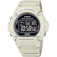 Casio Illuminator Led Light Alarm Chronograph Digital Watch W219HC-8BV