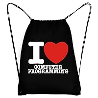 I love Computer Programming Bold Font Sport Bag 18