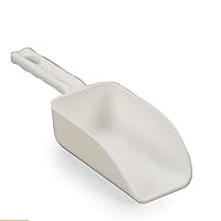 Remco 6400X Color-Coded Plastic Hand Scoop - BPA-Free, Food-Safe Scooper, Commercial Grade Utensils, Restaurant and Food Service Supplies, Large 32 Ounce Size, White