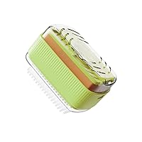 Multi-Functional Soap Box Washing Brush Shoe Clothes Hats Household Soft Cleaning (Color : D, Size : Fits All)