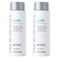 Modere Liquid BIOCELL® Pure Enhances Joint Comfort and Promotes Youthful Skin with Natural Multi-Patented Collagen and Hyaluronic Acid, Zero Calories/Sugar, Fruit Flavor 15.2 fl oz/450 ml (Pack of 2)