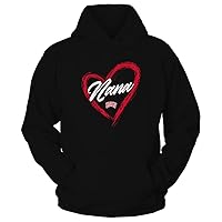 FanPrint UNLV Rebels - Heart Shape - Nana - University Team Logo Gift T-Shirt