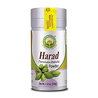 BASIC AYURVEDA Haritaki Powder | 3.53 Oz (100g) | Organic Harad Powder | Terminalia Chebula for Detoxification & Rejuvenation | for Natural Digestive Health