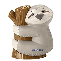Replacement Part for Fisher-Price Little People Noah's Ark Playset - HNG03 ~ Replacement Gray Sloth Figure ~ Works with Other Sets Too ~ Children's Bible Story Playset Figure