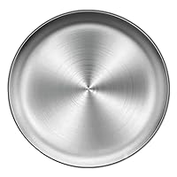 Pizza Plates, 30cm Stainless Steel Pizza Pan, Round Pizza Tray, Metal Storage Tray, Round Pizza Pans for Pie Cookie Pizza Cake