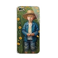 Handsome Youth for iPhone 6S Plus Case, [Not-Yellowing] [Military-Grade Drop Protection] Soft Shockproof Protective Slim Thin Phone Bumper Phone Cases for iPhone 6S Plus