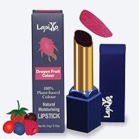 100% Plant-based Color, Edible Natural Moisturizing Lipstick, Antioxidant-rich Superfood Ingredients | Natural Matte Vibrant Color | Made in Australia | Clean Beauty (Dragon Fruit color)