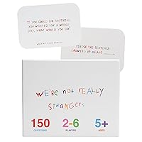 WE'RE NOT REALLY STRANGERS Kids Edition Card Game - 150 Conversation Cards for Kids, Adults,Teens,Couples & Strangers – Fun Family Party Card Game for Game Night or Kid’s Parties,Ages 5+,2-6 Players