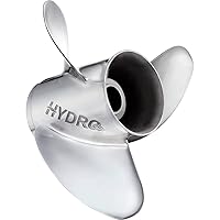 Solas 9581-138-21 Rubex Hydro Stainless Steel 3-Blade Propeller - RH, 13.75