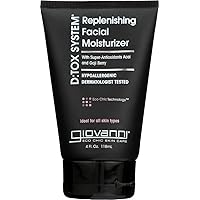 GIOVANNI COSMETICS D:Tox System Replenishing Facial Moisturizer - Nourish, Hydrate and Refresh Your Skin (4 Ounce/118 Milliliter)