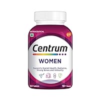 Women, World's No.1 Multivitamin with Biotin, Vitamin C & 21 Vital Nutrients for Overall Health, Radiance, Strong Bones & Immunity (Veg) Pack of 50 Tablets