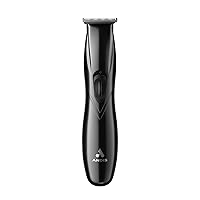 Andis 33785 Slimline Pro Corded/Cordless Hair & Beard Trimmer, T-Blade Zero Gapped with Lithium-Ion Battery, Ear & Body Grooming – Black