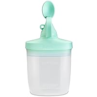 Pyrex Littles Spoon Lid & 5 OZ Pouch, Silicone Baby Toddler Feeding Set, Airtight Leak-Proof BPA Free Non-Breakable Dishwasher Safe, Ages 6 Months +