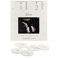 Sonogram Picture Frame | Countdown Weeks | Keepsake Baby Ultrasound Frame | Great Gift for Expecting Parents | Nursery Décor | Best Baby Announcement | Love at First Sight (6.5 x 6 Inches)