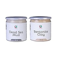 YOGI’S GIFT – Celebrating health Multi Pack | Dead Sea Mud Powder + Bentonite Clay Powder for bundle