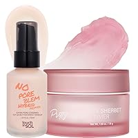 TOUCH IN SOL No Poreblem Hybrid Primer + TOUCH IN SOL Icy Sherbet Primer