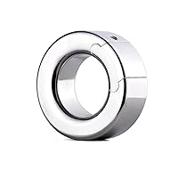 Penis Ring Stainless Steel Adult Sex Toys Lock Sperm Delayed Exercise Cock Ring Penis Pump for Men 321 (L)