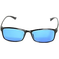 Color Blind Glasses for Red-Green/Blue-Yellow Color Vision Deficiency Indoor/Outdoor Use ~ Pick Yours (Casual TP-008 for Blue Deficiency)