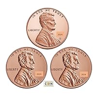 2024 S 2024 S,P,D Lincoln Cent Proof Coins 1C S Proof and P,D Uncirculated 3 Coin Set Penny US Mint Proof