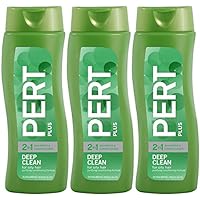Plus 2-in-1 Shampoo + Conditioner, Deep Clean, 13.5 Ounce (Pack of 3)