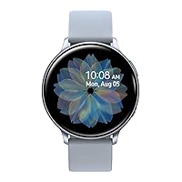 Galaxy Watch Active 2 (44mm, GPS, Bluetooth) Smart Watch with Advanced Health Monitoring, Fitness Tracking, and Long lasting Battery, Silver (US Version)