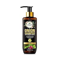 Onion Shampoo, 10.14 Fl Oz (300ml), Shampoo for Dry, Damaged, and Frizzy Hair, Hair Loss Control, Shiny and Strong Hair, Sulfate Free