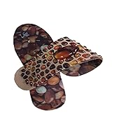Reflexology Foot Insole Jade Stone Insert Shoe Insert for Acupressure Plantar Fasciitis Foot Massager, Plantar Fasciitis Insert Insole Indoor Massage for Sandals Slippers Shoes, (Small - Medium SM)