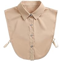 Fake Collar Detachable Blouse False Collar Half Shirt Classic Designed Top Elegant for Women Girls