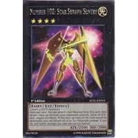 YU-GI-OH! - Number 102: Star Seraph Sentry (JOTL-EN053) - Judgment of The Light - 1st Edition - Rare