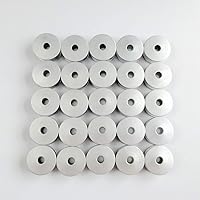25 Pcs Large Aluminum Bobbins Quilting for Handi Quilter Hq16 Hq18 A-1 Quilter