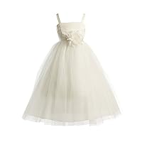 Girls Two Tone Tulle Special Occasion Flower Girl Dress sizes 2 to 16