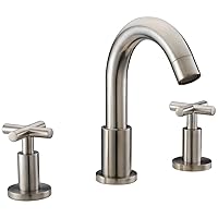 Dawn AB03 1513BN 3-Hole Widespread Lavatory Faucet with Cross Handles for 8
