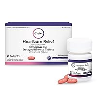 Tablets Omeprazole 20mg Acid Reducer for Heartburn, (14 Tablets/Bottle) One 3-Pack Carton for Three 14-Day Courses, Delayed-Release Tablets (42ct)