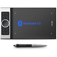 XPPen Deco Pro MW Bluetooth Graphics Tablet 11×6 Inches Wireless Drawing Tablets Painting Pen Tablet for Drawing and Remote Learning (Deco Pro MW)