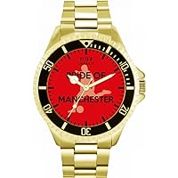 Football Pride of Manchester Red Black Fans Ladies Watch