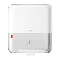 Tork Matic Paper Towel Dispenser, White, H1, One-at-a-Time Dispensing, Elevation Range, 5510202