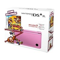 Nintendo DSi XL - Metallic Rose Bundle with Mario vs Donkey Kong Mini-Land Mayhem