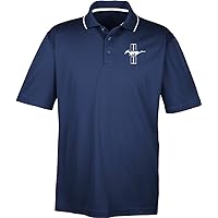 Ford Two Tone Polo Legend Lives Crest Pocket Print