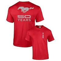 Ford Short Sleeve T-Shirt Mustang 50 Years Pony