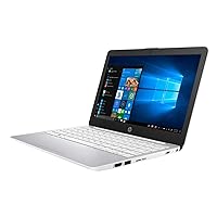 HP 2021 Stream 11.6 Inch Non-Touch Laptop, Intel Atom x5 E8000 up to 2.0 GHz, 4GB RAM, 64GB eMMC, Win10 S (1 Year Office 365 Personal Included), White + NexiGo 32GB MicroSD Card Bundle